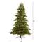 7.5ft. Pre-Lit Yukon Mountain Fir & Pinecones Artificial Christmas Tree with Clear Lights